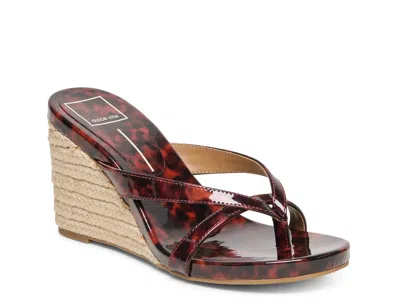 Dolce Vita Helan Espadrille Wedge Sandal In Brown