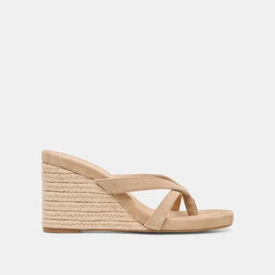 Dolce Vita Helan Espadrille Wedges In Brown Size 13 By