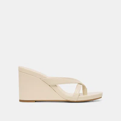 Dolce Vita Helan Wedges In White Size 13 By  In Gold