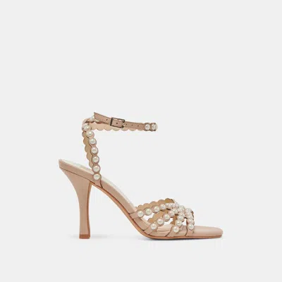 Dolce Vita Hellen Pearl Heels Lt Blush Leather