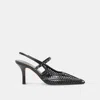 Dolce Vita Hensal Heels Midnight Crinkle Patent
