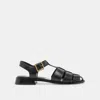 Dolce Vita Holis Sandals Black Leather In Multi