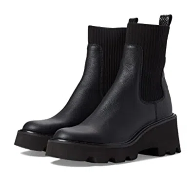 Dolce Vita Hoven H2o Boots Black Waterproof Lug Sole Bootie Zogg2734 In Multi