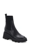 Dolce Vita Villa Womens Faux Leather Block Heel Mid-calf Boots In Black