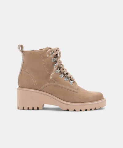 Dolce Vita Huey Hiker Boots Mushroom Nubuck In Brown