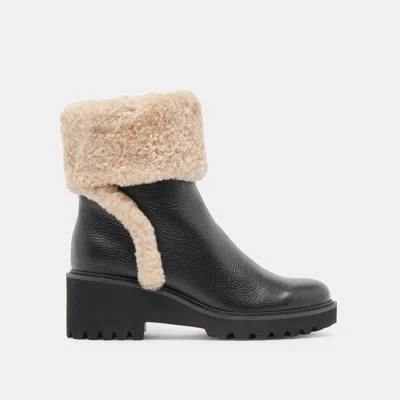 Dolce Vita Hug H2o Boots Black Leather