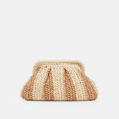 Dolce Vita Hydra Clutch Natural Raffia