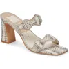 Dolce Vita Ilva Heels Grey White Embossed Leather In Grey/white Embossed Leather