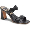 Dolce Vita Ilva Womens Laceless Leather Mule Sandals In Black