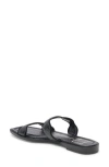 Dolce Vita Ilva Slide Sandal In Onyx Embossed Leather