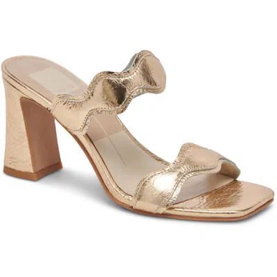 Dolce Vita Ilva Womens Laceless Leather Mule Sandals In Multi