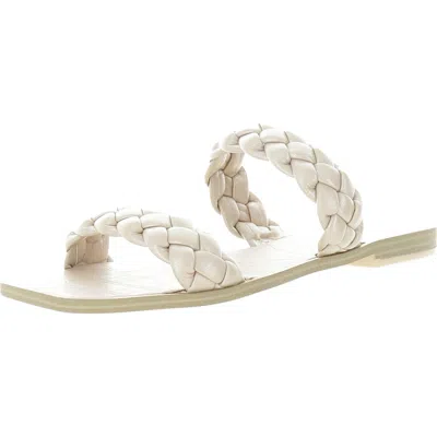 Dolce Vita Indy Womens Faux Leather Slides Slide Sandals