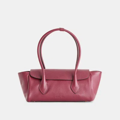 Dolce Vita Irene Shoulder Bag Bordeaux Leather In Brown