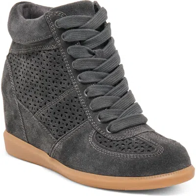 Dolce Vita Irlah Wedge Sneaker In Gray