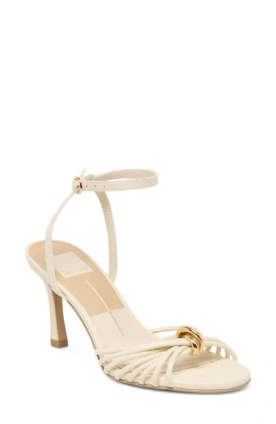 Dolce Vita Isebel Ankle Strap Sandal In White