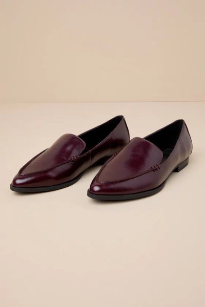 Dolce Vita Island Burgundy Pointed-toe Loafers