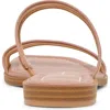 Dolce Vita Milany Womens Faux Leather Slip-on Strappy Sandals In Cider Mesh