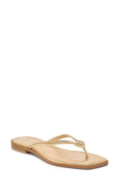 Dolce Vita Izaak Flip Flop In Gold