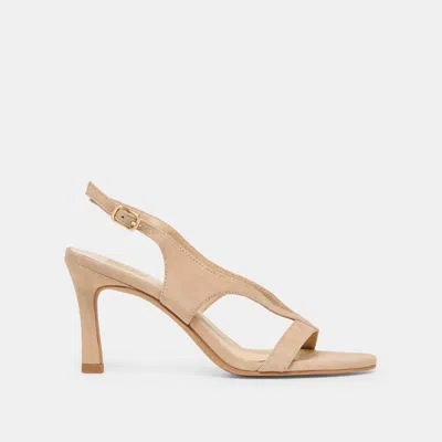 Dolce Vita Izela Heels Bamboo Suede In Multi