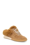 Dolce Vita Izzey Faux Fur Sneaker In Brown