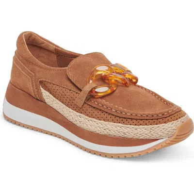 Dolce Vita Jadah Sneaker In Pecan Suede