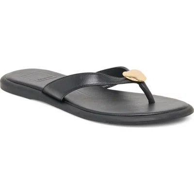 Dolce Vita Jaina Embellished Flip Flop In Black