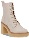 Dolce Vita Jaycob Womens Faux Leather Block Heel Ankle Boots In Multi