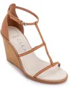 DOLCE VITA JEANA WOMENS LEATHER CASUAL WEDGE SANDALS