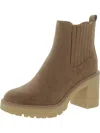 DOLCE VITA JETTA WOMENS FAUX LEATHER LUG SOLE ANKLE BOOTS