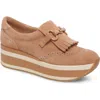 Dolce Vita Jhax Platform Sneaker In Toffee Suede