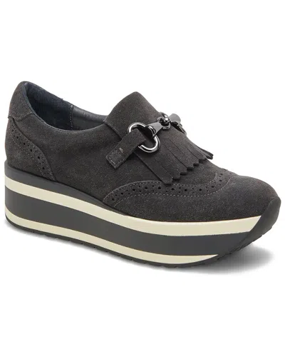 Dolce Vita Jhax Suede Sneaker In Anthracite Suede