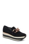 Dolce Vita Jhenee Platform Sneaker In Onyx