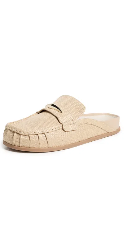 Dolce Vita Jodero Clogs Lt Natural Raffia In Brown
