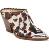 Dolce Vita Jolyn Heels Cocoa Taurus Calf Hair In Brown