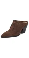 Dolce Vita Jolyn Heels Dk Brown Suede In Brown