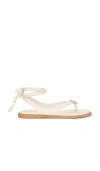 Dolce Vita Judy Ankle Wrap Sandal In White