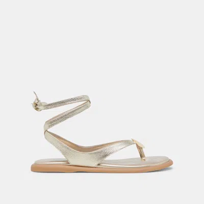 Dolce Vita Judy Sandals Light Gold Leather