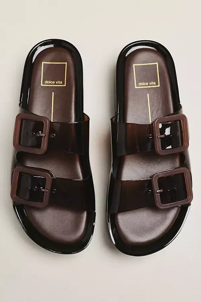 Dolce Vita Julio Platform Sandals In Brown