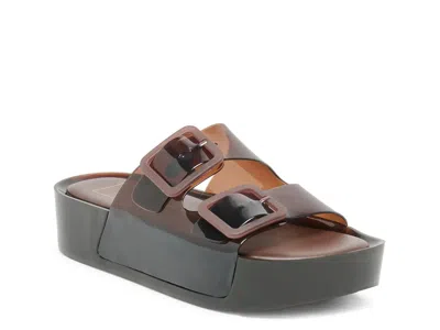 Dolce Vita Julio X Platform Sandal In Brown