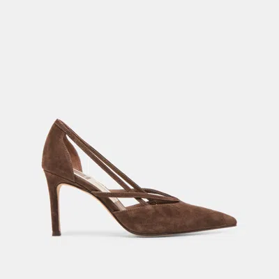 Dolce Vita Kaine Heels Dk Brown Suede