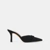 Dolce Vita Kairi Heels Onyx Suede In Black
