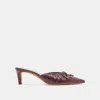 Dolce Vita Kairi Mid Heels Cranberry Crinkle Patent In Multi