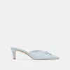 Dolce Vita Kairi Mid Heels Ice Blue Crinkle Patent