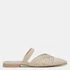 Dolce Vita Kaline Raffia Pointed Toe Mule In Beige