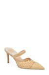 Dolce Vita Kaline Light Natural Raffia Pointed-toe Mule Pumps