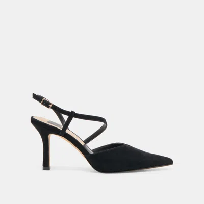 Dolce Vita Kamra Heels Onyx Suede