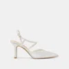 Dolce Vita Kamra Pearl Heels True White Satin