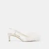 Dolce Vita Kamy Heels True White Satin