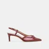Dolce Vita Kandi Heels Maroon Mesh
