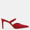 Dolce Vita Kanika Womens Suede Pointed Toe Mules In Multi